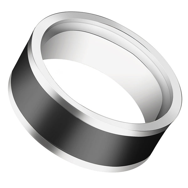 Black Titanium Steel Ring
