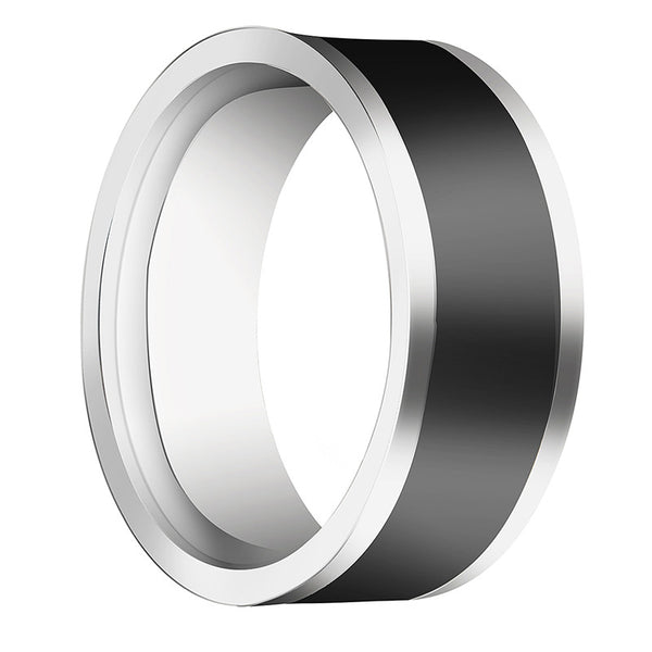 Black Titanium Steel Ring