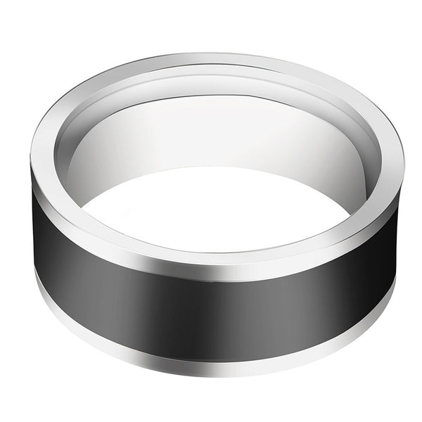 Black Titanium Steel Ring