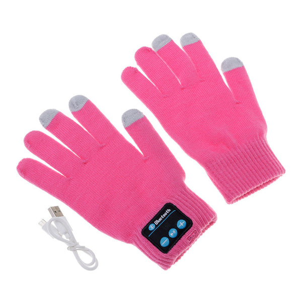 Speaker Smart Knit Gloves
