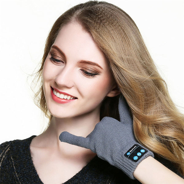 Speaker Smart Knit Gloves