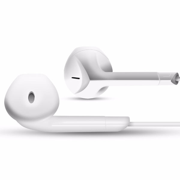 Black and White Earphones