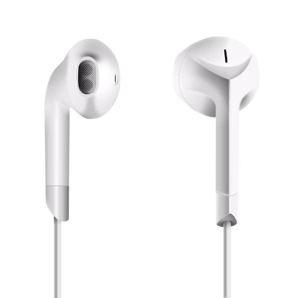 Black and White Earphones