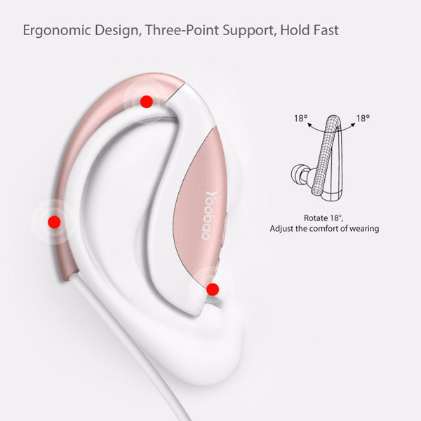 Pink Color Wireless Bluetooth Earphones
